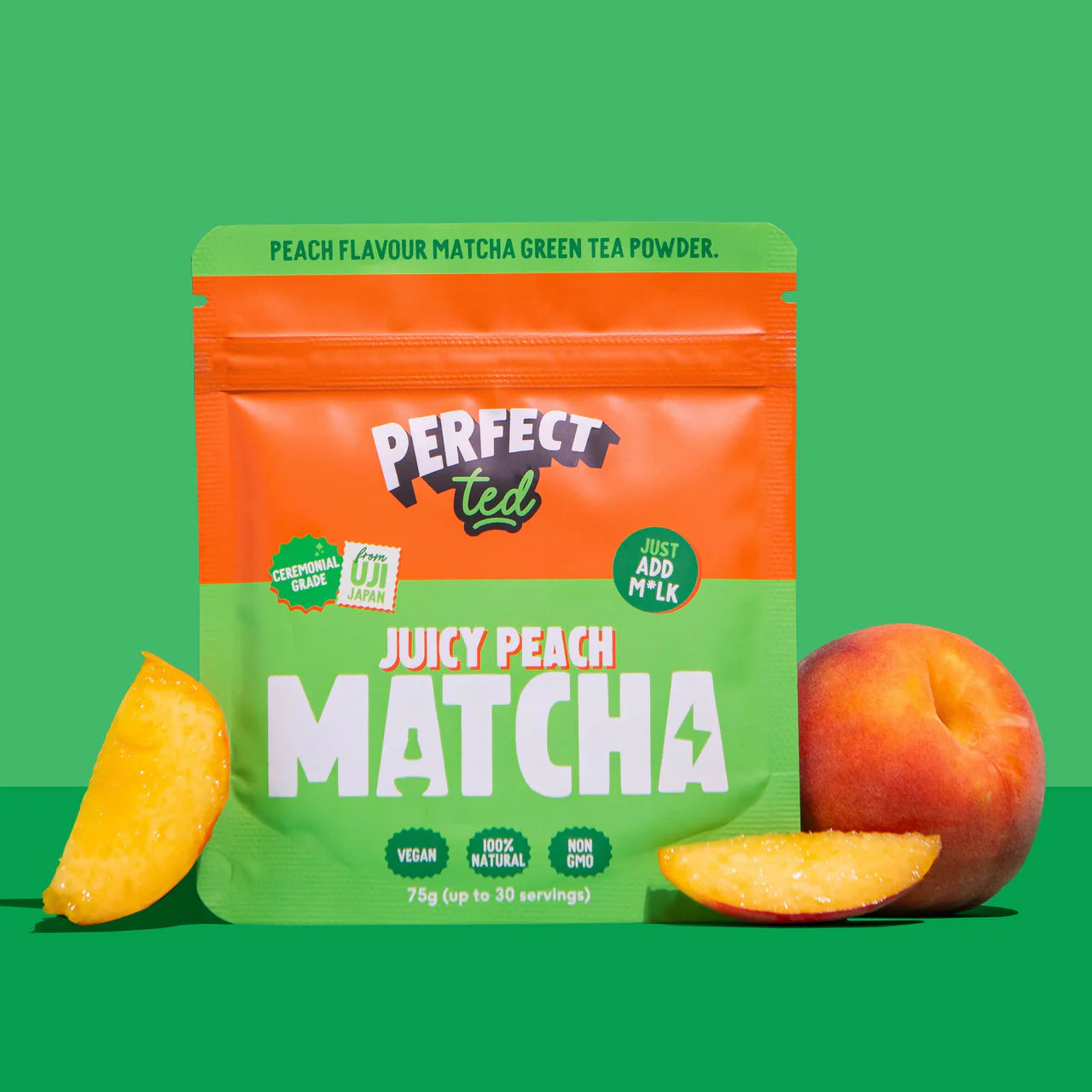 Juicy Peach Matcha Powder (Peach Matcha)